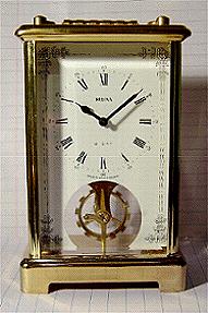 Bulova Brass 8 Day Modern Carriage Clock Stock# 804c